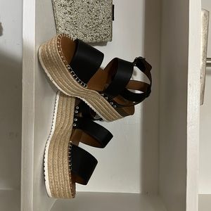 Soda brand wedged heel size 8 used